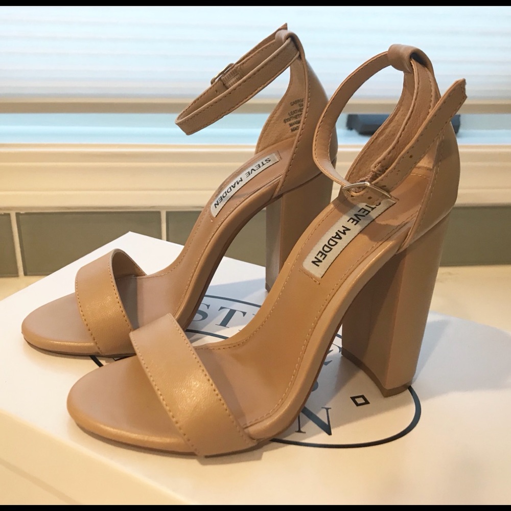 Steve Madden Heel - Carson in blush lea